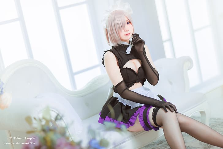 Shimo Cosplay, women, model, Asian, Mash Kyrielight, Fate Series