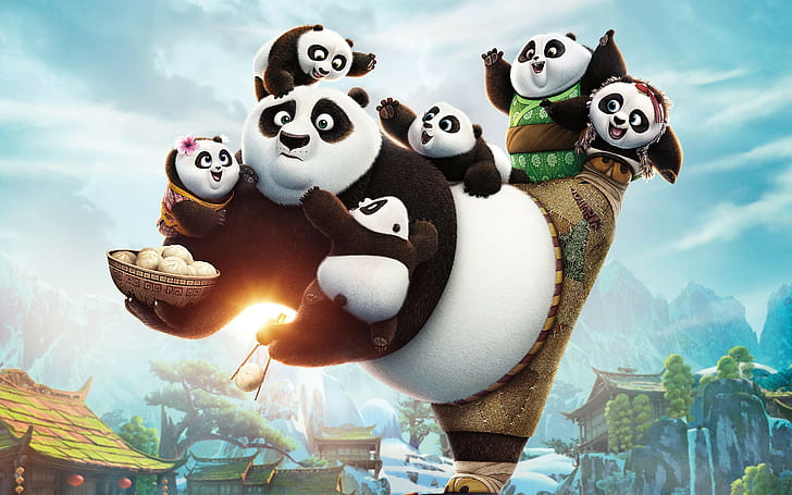 kung fu panda 3 movies artwork, HD wallpaper