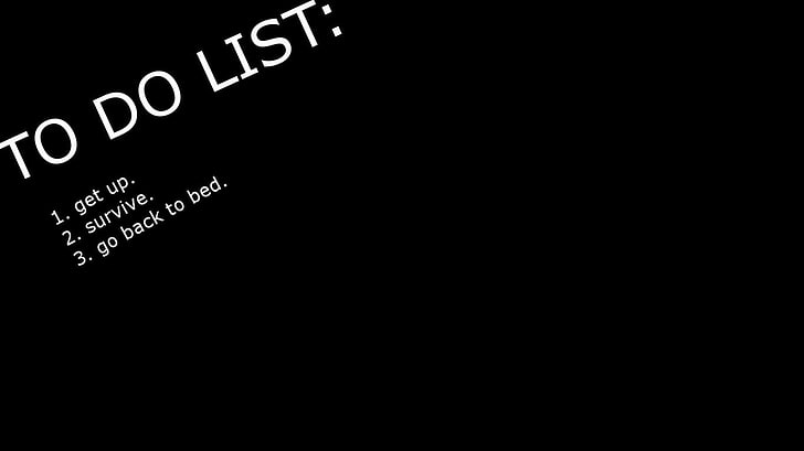 To Do List text, quote, western script, technology, copy space, HD wallpaper