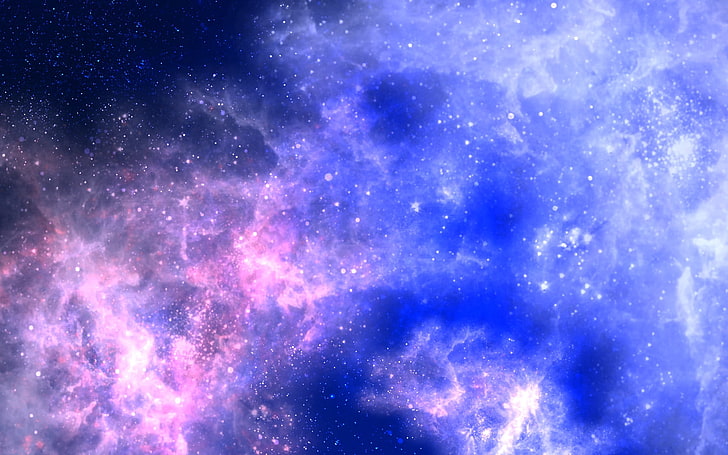 cosmic star wallpaper, galaxy, glow, light, night, astronomy, HD wallpaper