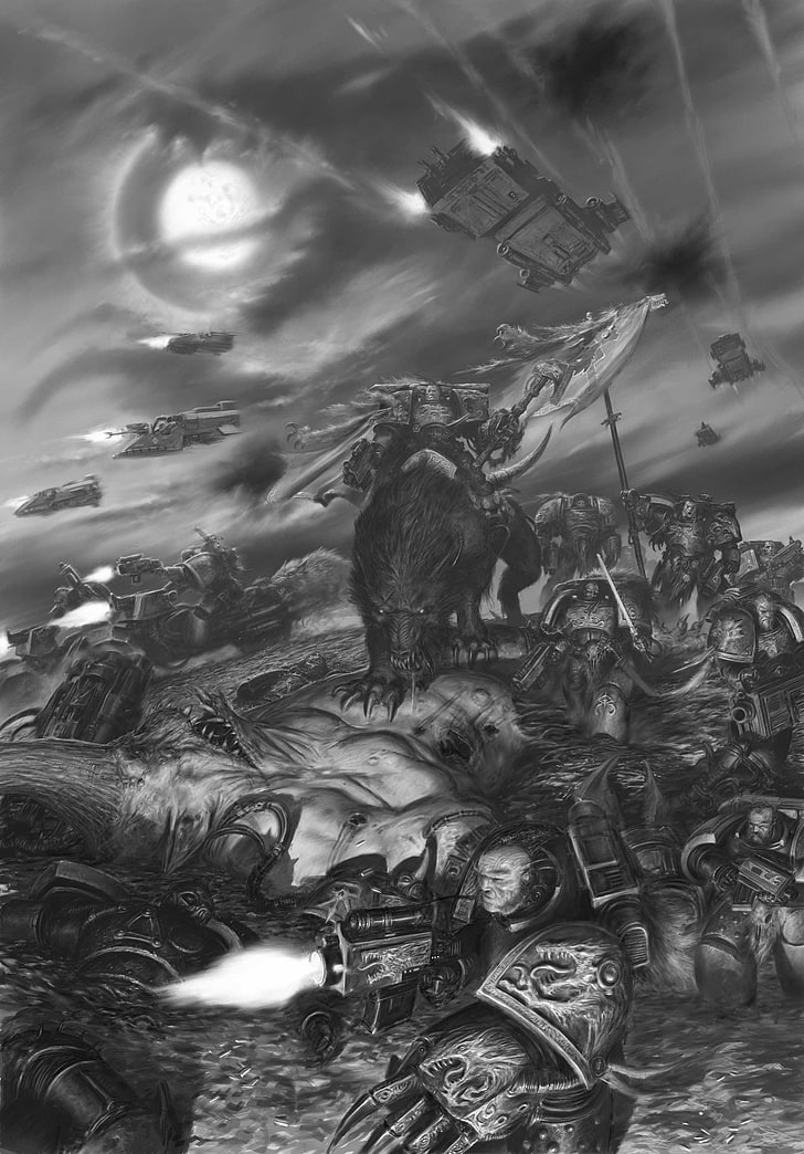 warhammer 40k space marine concept art adrian smith space wolf 2000x2868  Aircraft Concepts HD Art