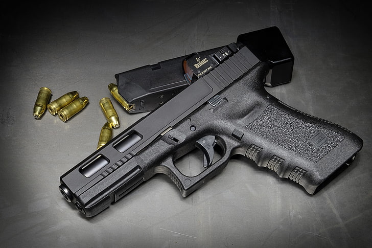 Austria, cartridges, Glock 17, self-loading pistol, handgun, HD wallpaper
