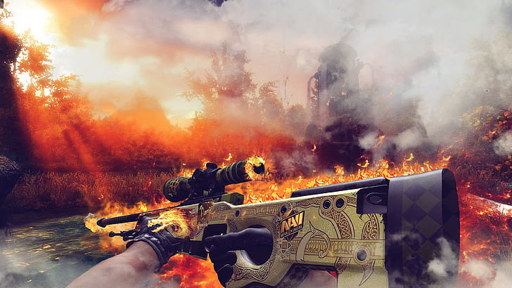 HD wallpaper: counter strike, games, 4k, hd, gun, weapon, fire, burning,  fire - natural phenomenon | Wallpaper Flare
