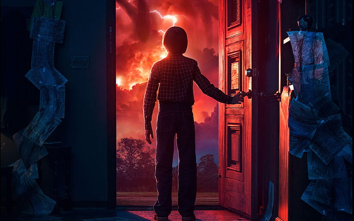 Will Byers standing at the door, Stranger Things, Noah Schnapp, HD wallpaper