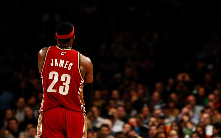 basketball, cavaliers, cleveland, james, lebron, nba, one person, HD wallpaper