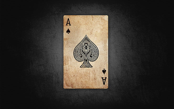 cards video games fallout ace ace of spades black background 1680x1050  Art Black HD Art, HD wallpaper