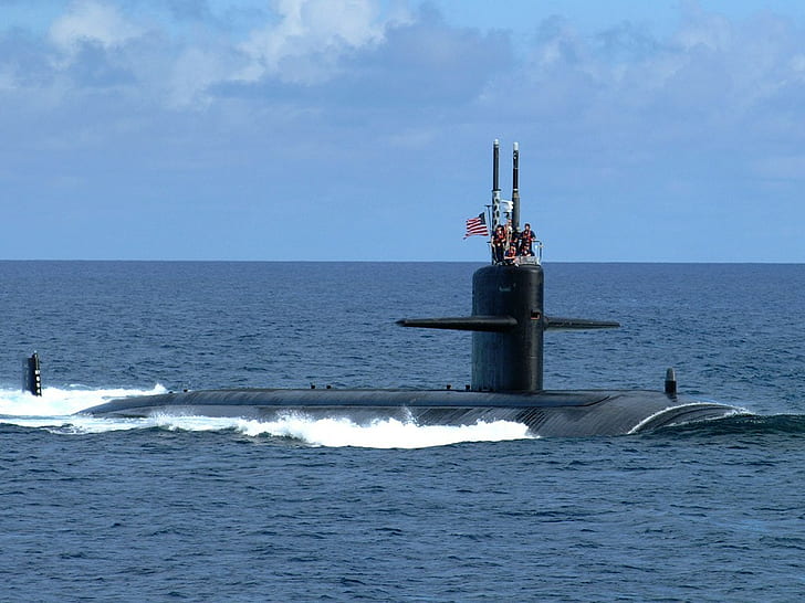 submarine, nuclear submarines, military, vehicle