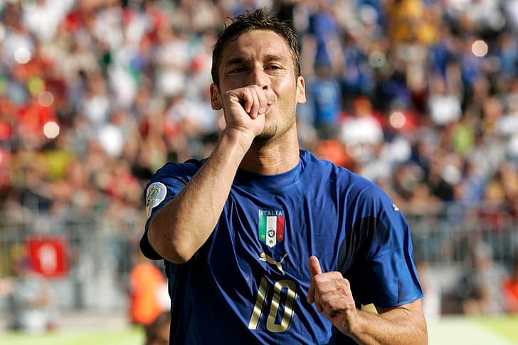 Francesco Totti, Italy, Rome, AS Roma, ASR, Puma, FIFA, FIFA World Cup, HD wallpaper