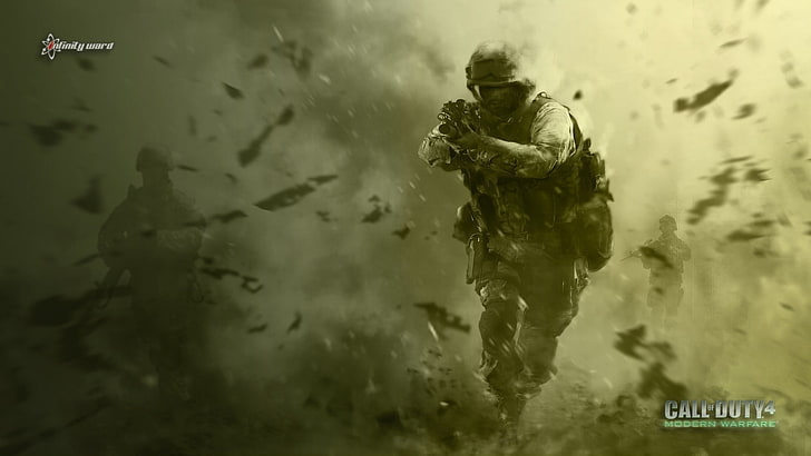Call of Duty 4 digital wallpaper, Call of Duty Modern Warfare, HD wallpaper