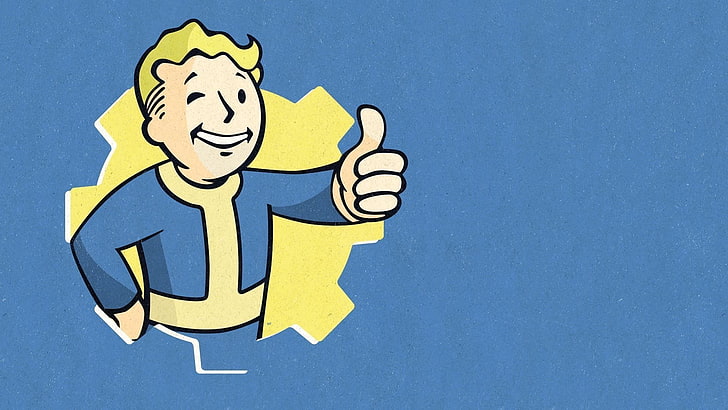 Hd Wallpaper Video Games Pip Boy Fallout 4 Fallout Blue