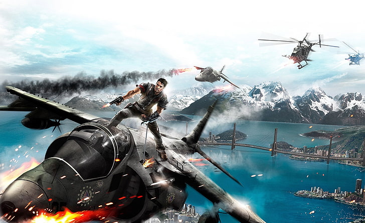 Just Cause 2, Just Cause digital wallpaper, Games, Other Games