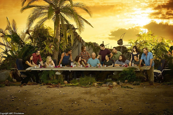 lost tv series the last supper 1500x1000  Entertainment TV Series HD Art