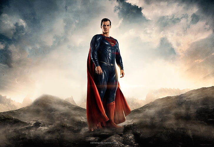 justice league, superman, 2017 movies, hd, 4k, artist, deviantart, HD wallpaper