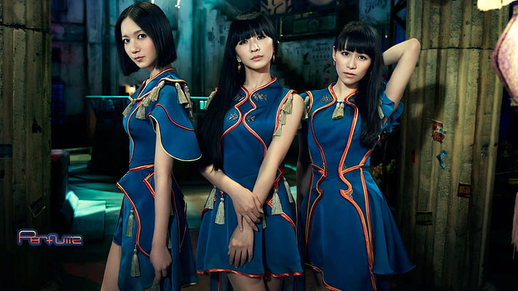 women asian perfume band costumes j pop, young adult, fashion, HD wallpaper