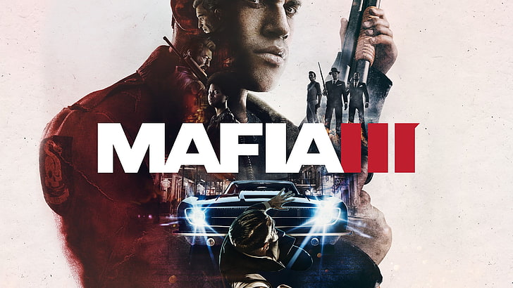 Mafia III, gangster, PC gaming, one person, real people, men