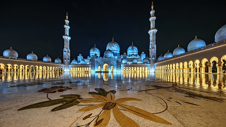 landmark, mosque, tourist attraction, place of worship, building, HD wallpaper