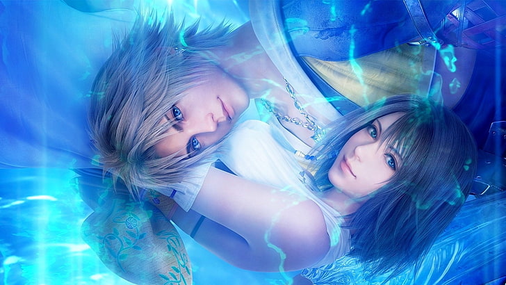 Final Fantasy, Final Fantasy X, Tidus (Final Fantasy), Yuna (Final Fantasy), HD wallpaper