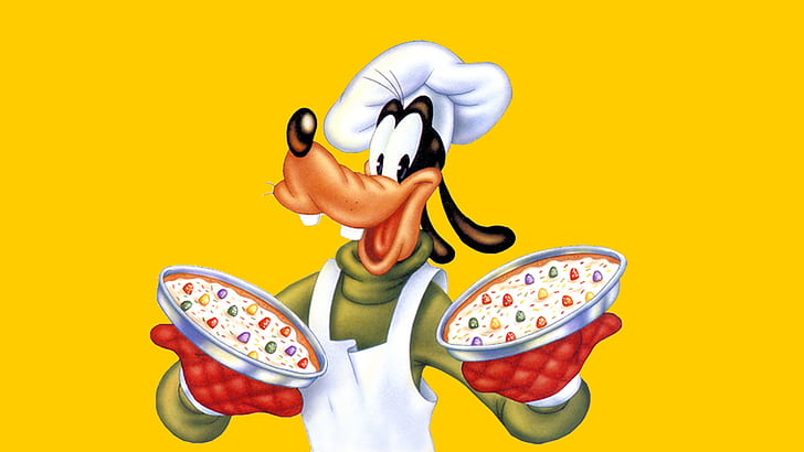 Cartoon Characters Goofy Pizza Disney Recipes Desktop Backgrounds For Mobile And Tablet 1920×1080, HD wallpaper