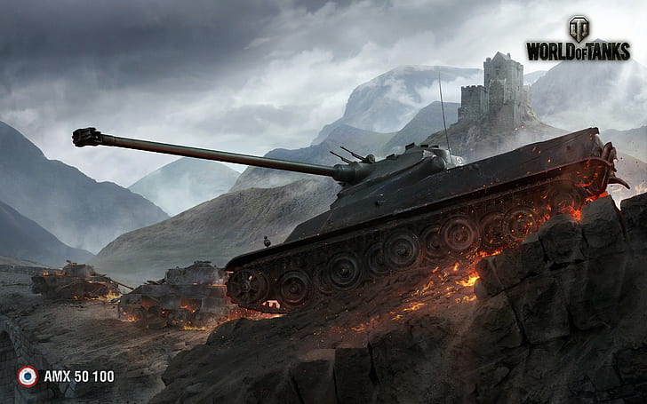 World of Tanks, AMX 50 100, wargaming, video games