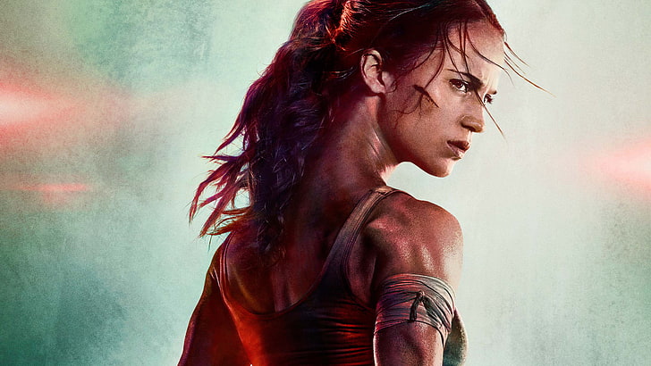 Tomb Raider, Alicia Vikander, Lara Croft, 2018, young adult, HD wallpaper