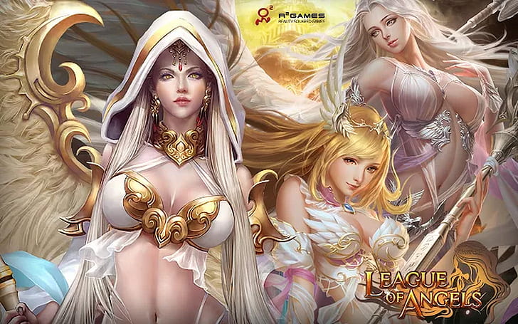League of Angels Video Game select fighter of Girl warrior Fantasy Art Hd Wallpaper 2560×1600