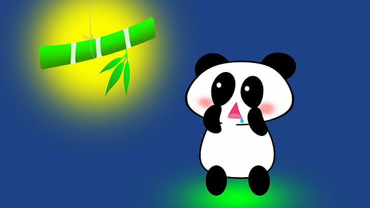 HD wallpaper: Humor, Animal, Artistic, Cartoon, Cute, Panda | Wallpaper  Flare