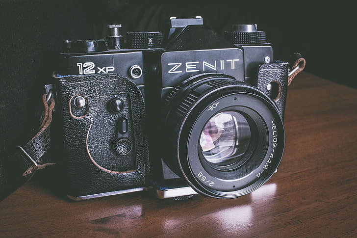 analog camera, camera lens, old camera, photography, vintage, HD wallpaper
