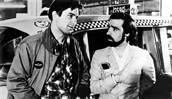 men's dress shirt, actor, movies, legends, Robert DeNiro, Martin Scorsese