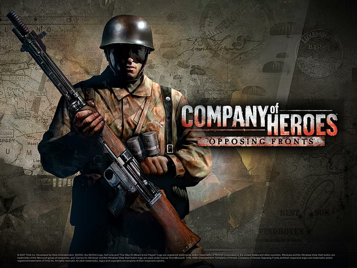 company of heroes opposing fronts, strategy game, relic entertainment, company of heroes opposing fronts, HD wallpaper