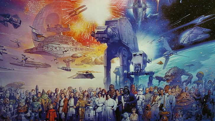 Star Wars, Star Wars Episode II: Attack Of The Clones, Star Wars Episode III: Revenge Of The Sith, HD wallpaper