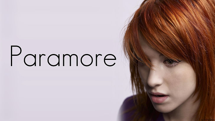 Paramore, Hayley Williams, redhead, adult, women, text, portrait, HD wallpaper