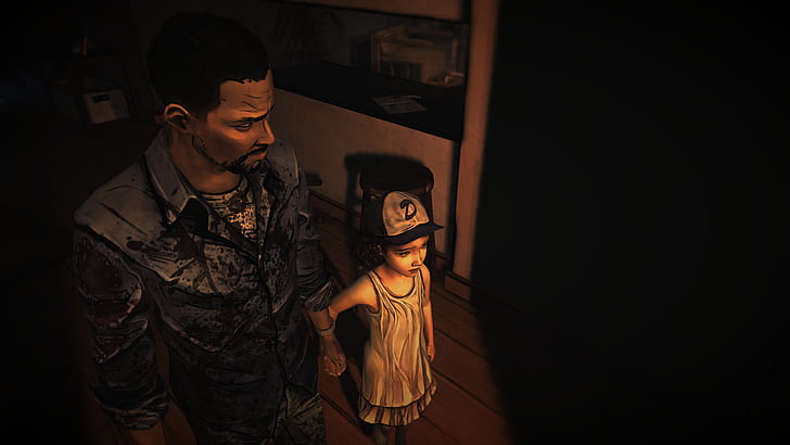 video games, The Walking Dead, Clementine (Character), Lee Everett