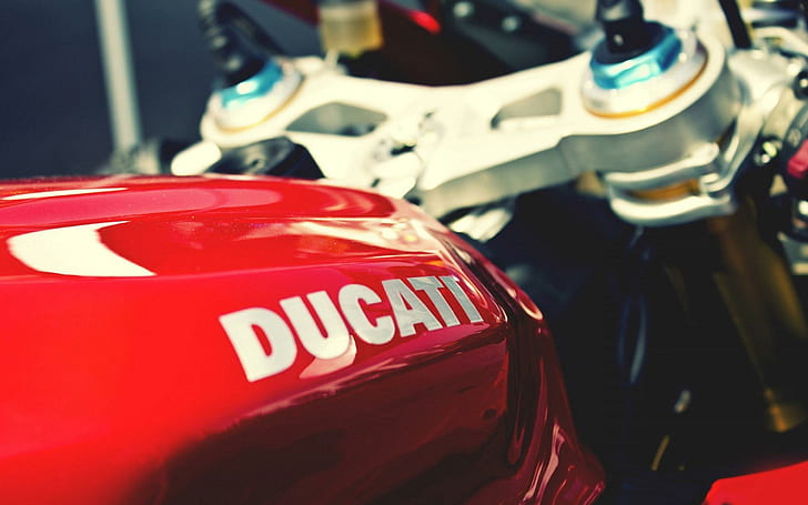 Ducati, red ducati sports bike, motorcycles, 1920x1200