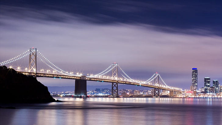 bridge landmark, city, San Francisco, cityscape, Golden Gate Bridge, HD wallpaper