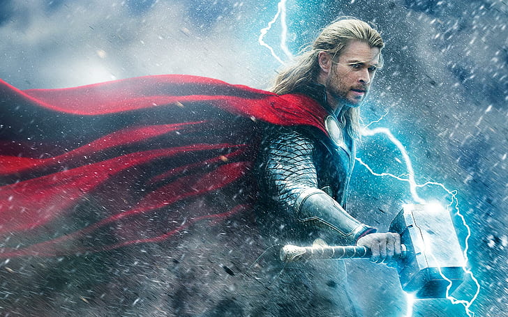 Thor the dark world, the mighty thor, movie, HD wallpaper