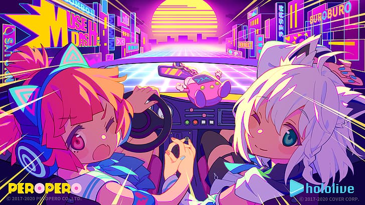 MuseDash, anime girls, gamer, music, HD wallpaper