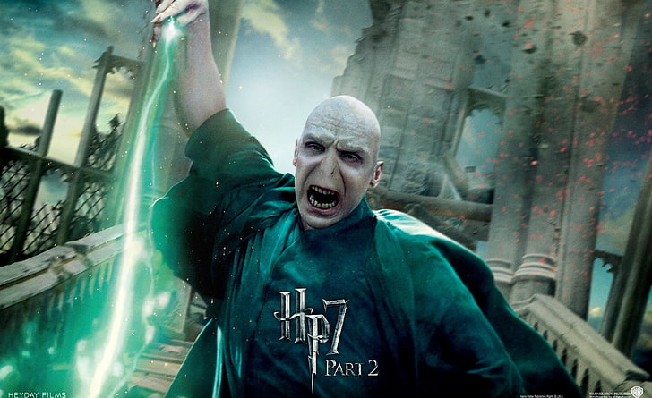 HP7 Part 2 Voldemort, Lord Voldemort from Harry Potter, Movies, HD wallpaper