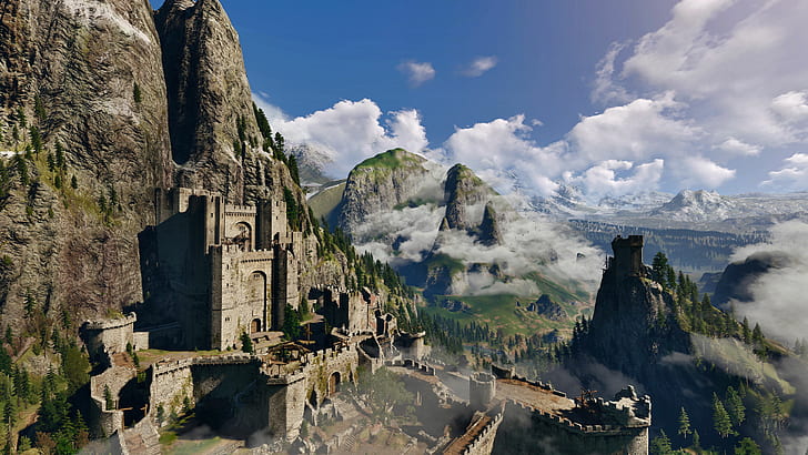 Kaer Morhen, The Witcher 3: Wild Hunt, video games, HD wallpaper