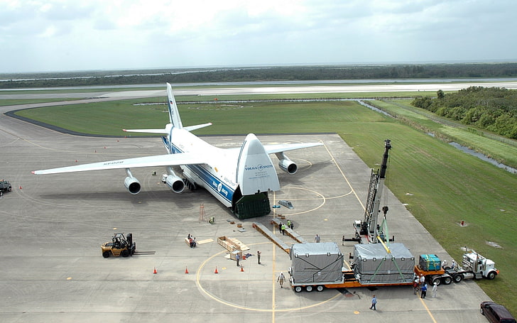 aircraft, antonov, cargo, Volga-Dnepr Airlines, Antonov An-124-100