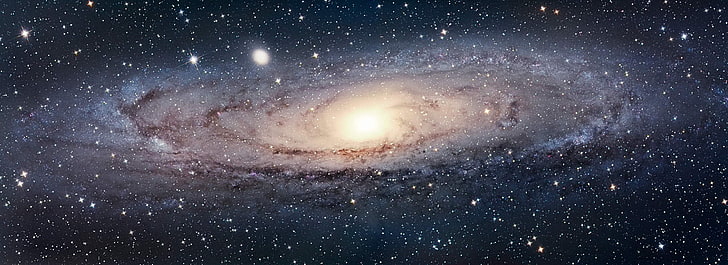 Andromeda, spiral galaxy, Messier 31, astronomy, space, star - space, HD wallpaper