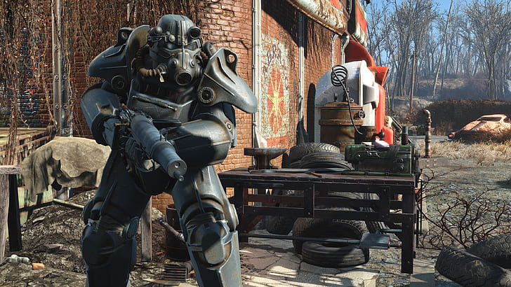 fallout 4 4k cool background picture, HD wallpaper
