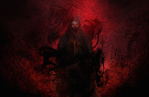 Red devil minimal monster black background devil demon HD wallpaper   Peakpx