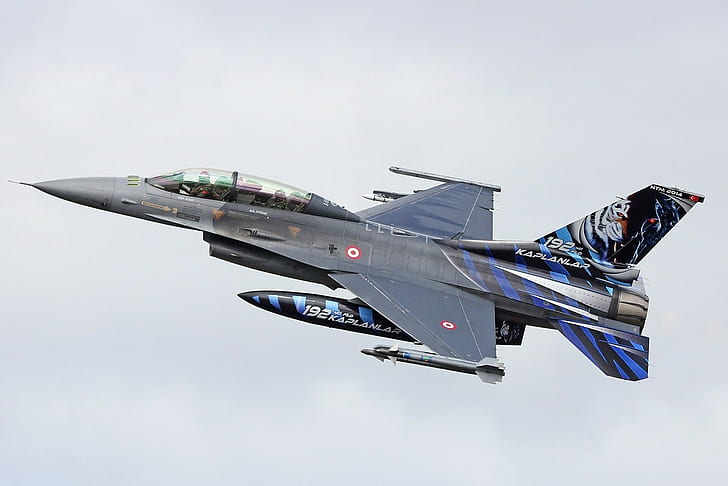Turkish Air Force, Turkish Armed Forces, TUAF, General Dynamics F-16 Fighting Falcon, HD wallpaper