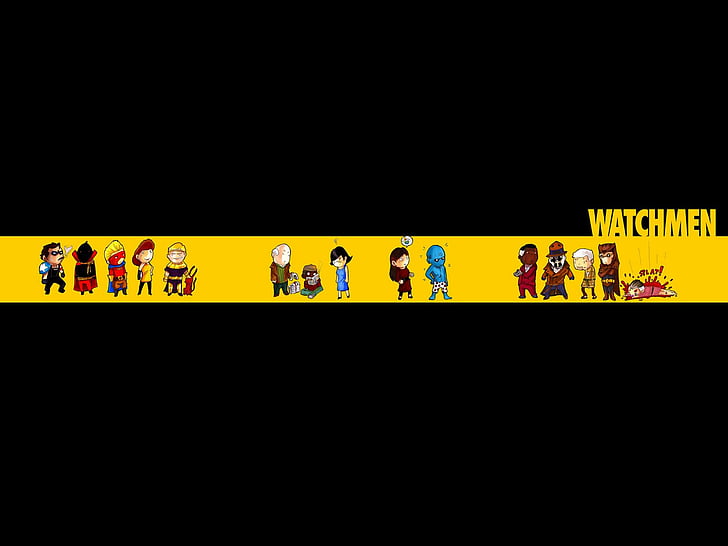 Watchmen, Doctor Manhattan, Silk Spectre, The Comedian (Watchmen), HD wallpaper