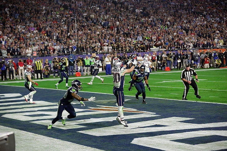 New England Patriots, nfl, Seattle Seahawks, Super Bowl, HD wallpaper