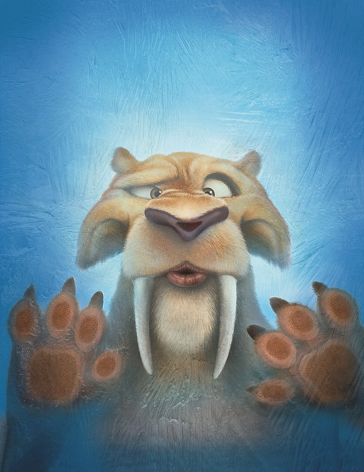 Animation, Ice Age Collision Course, Diego, 4K, animal themes