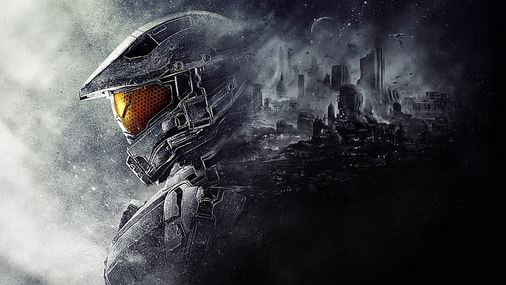 Halo wallpaper, Halo 5, Master Chief, 343 Industries, video games, HD wallpaper