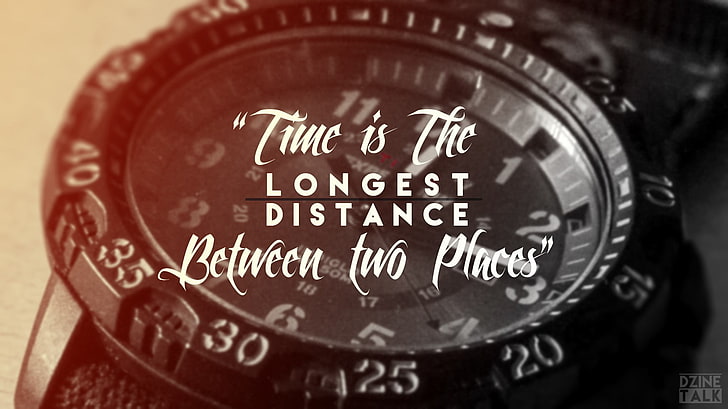 Time is the longest distance between two places, The Longest Journey