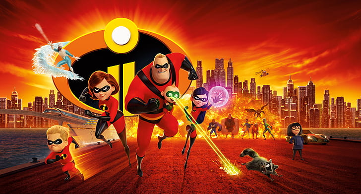the incredibles 2, 2018 movies, hd, animated movies, 4k, 5k