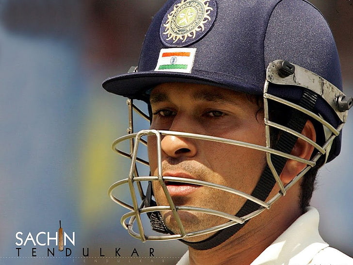 HD wallpaper: Sachin Tendulkar, men's blue cricket helmet, Sports, india,  portrait | Wallpaper Flare